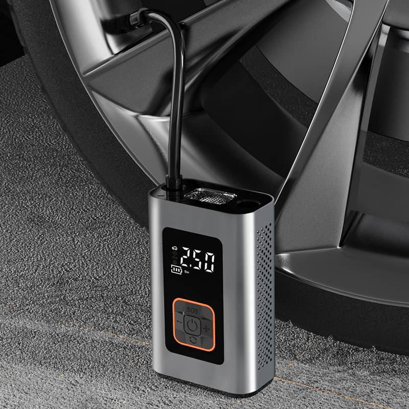 9-Function Digital Portable Tire Inflator , Air Compressor With LED Display