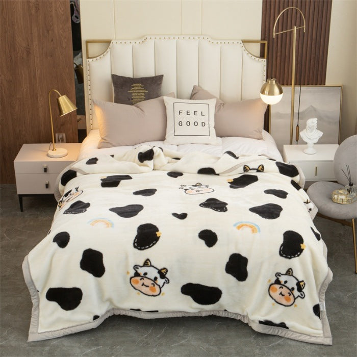 Thickened Raschel blanket