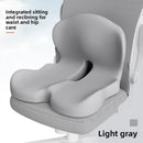 Memory Foam Seat Cushion with Backrest for Office and Home