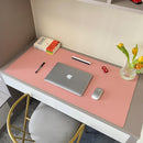 Leather Mouse Pad Large Desk Mat Waterproof Customizable Office Writing Pad