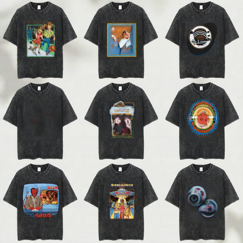 Washed and distressed T-shirt