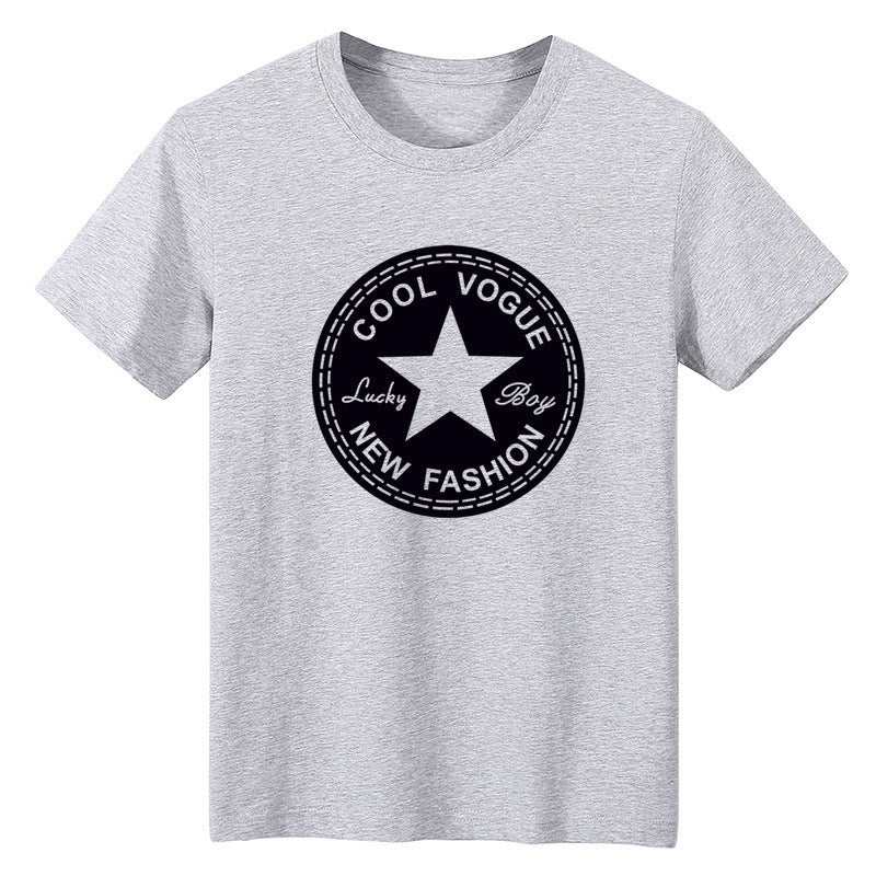 Men's Summer Printed Slim Fit Short Sleeve T-shirt