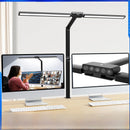 Foldable Dual-Head LED Desk Lamp with Touch Control