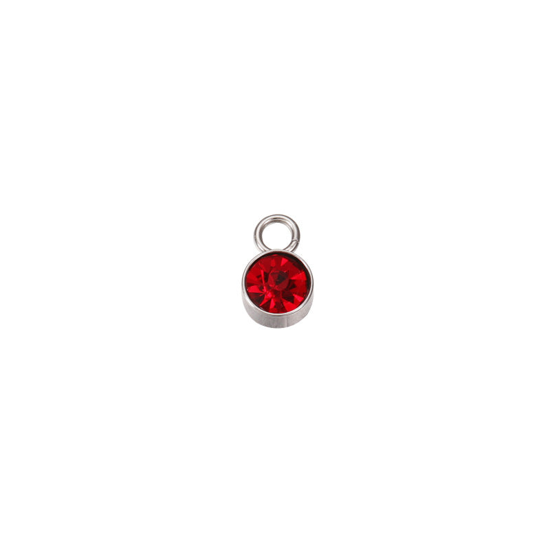 Stainless Steel Birthstone Pendant