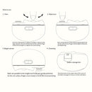 Electric Nail Clippers With Light Automatic Anicure Trimmer Baby Fingernail Toe Scissors Pedicure Polishing Nails Cutter