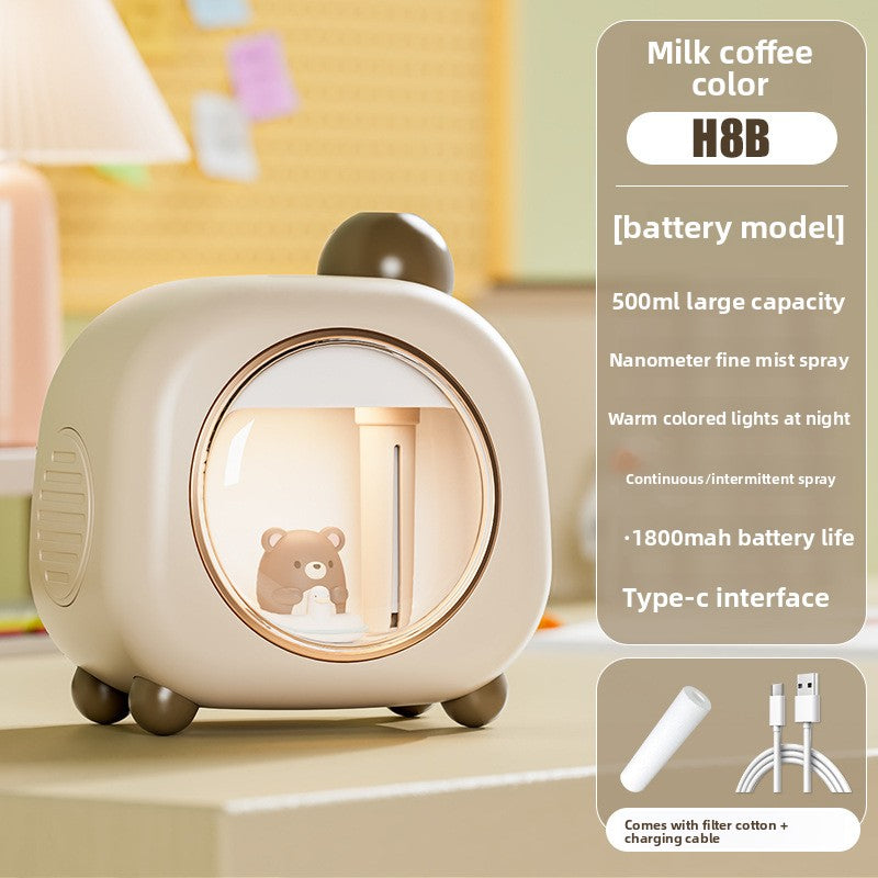 USB Cartoon Humidifier Night Light for Desk