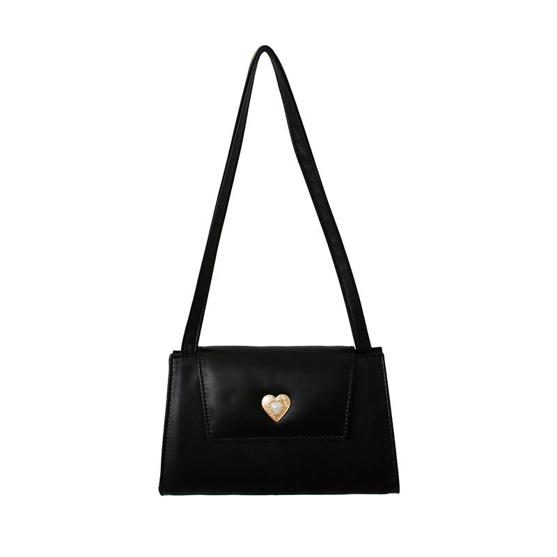 Retro Love Female Texture One-shoulder Casual Bag