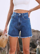High Waist Loose Casual Women's Denim Shorts