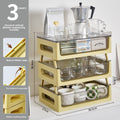 Desktop coffee storage rack