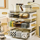 Desktop coffee storage rack