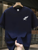 Men's Mesh Print Casual T-Shirt