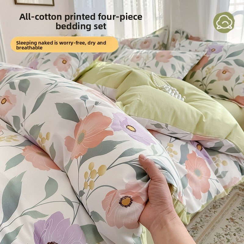 Cotton bed set
