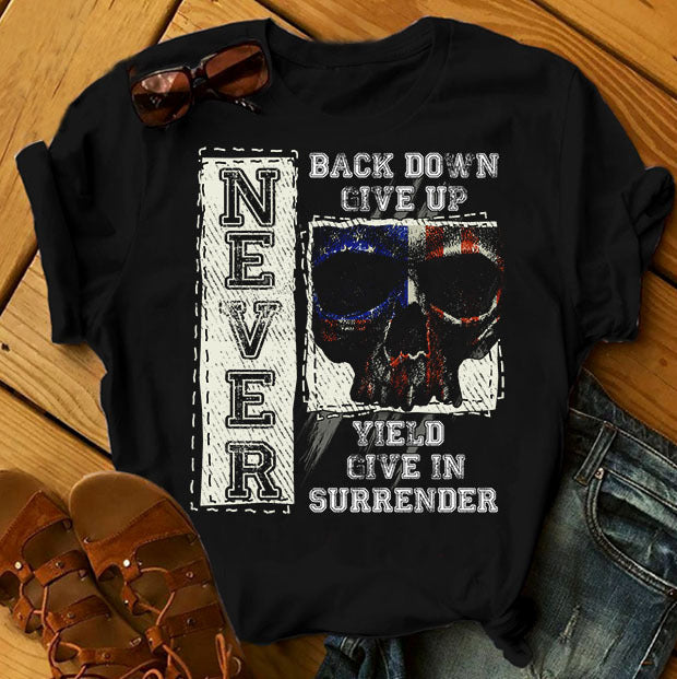 Rock Skull Printed Short Sleeve T-Shirt