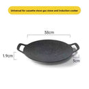 Japanese Medical Stone BBQ Grill Pan Non-Stick Smokeless Cooking