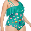 Women's Fashion Printed One-piece Swimsuit