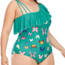 Women's Fashion Printed One-piece Swimsuit