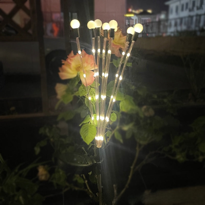 Solar Outdoor Waterproof Firefly Garden Light with LED