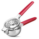 Stainless Steel Silicone Handle Manual Lemon Press Fruit Juicer