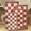 Three-in-One Wooden Chess Checkers Backgammon Board Game Set
