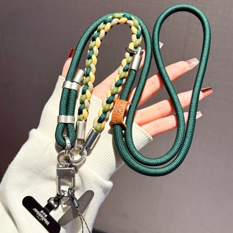 Adjustable mobile phone lanyard