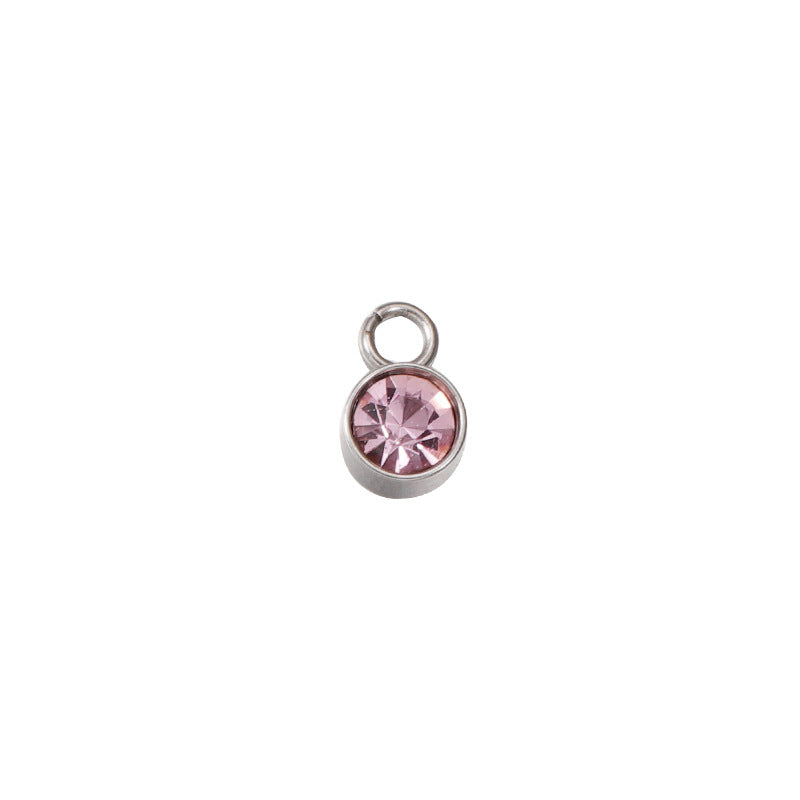 Stainless Steel Birthstone Pendant