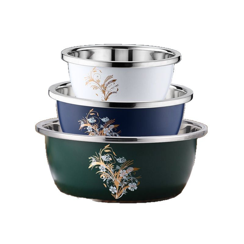 Thickened Stainless Steel Kitchen Mixing Bowl