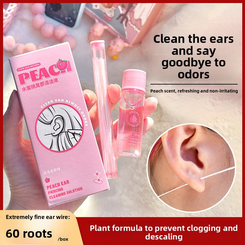 Peach ear hole cleaning liquid