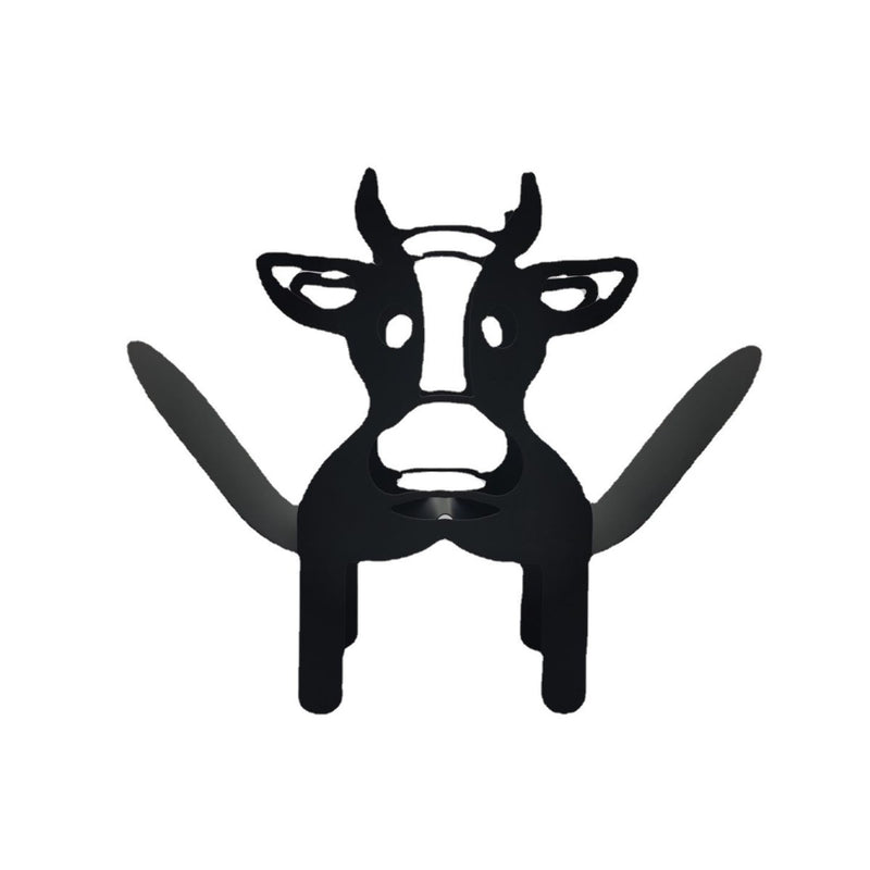 Cow Paper Holder Iron Tissue Stand