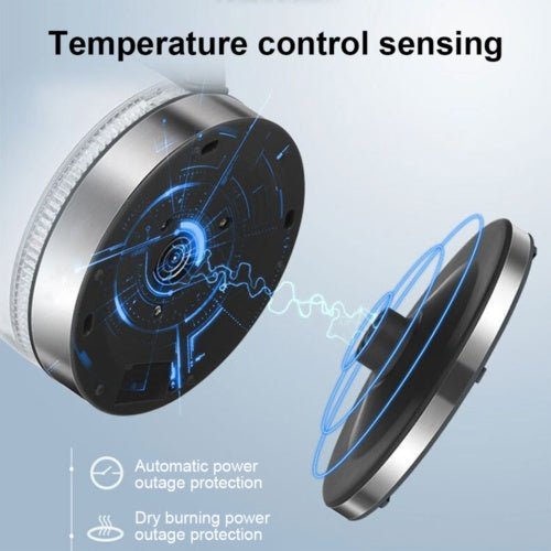 1.8L ELECTRIC KETTLE GLASS 360 BLUE LED ILLUMINATED JUG AUTO SHUT OFF PROTECTION