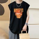 Cotton Sleeveless Men's Vest Summer Loose Sports T-shirt