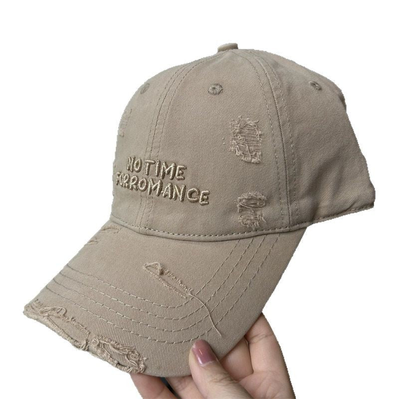 Hole-in-the-head baseball cap