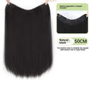 A light and thin faux seamless wig