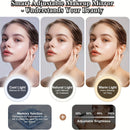 Portable makeup mirror with storage bag