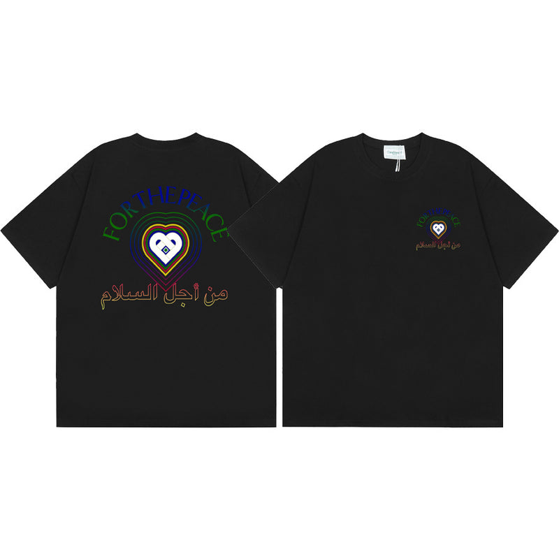 Loose short-sleeved T-shirts for both men and women