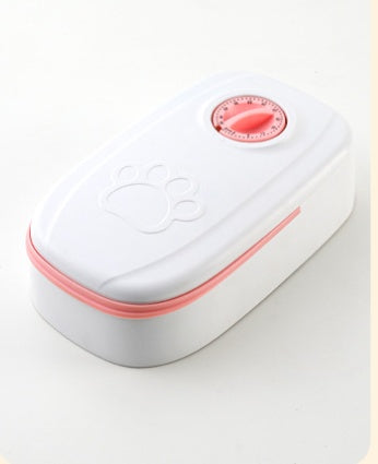 Comedero automático para mascotas, dispensador de comida inteligente para gatos y perros, temporizador, tazón de acero inoxidable, suministros para mascotas.