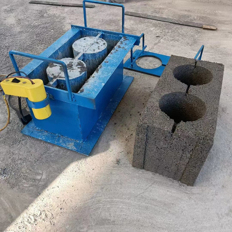 Semi-Automatic Cement Brick Making Machine