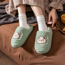 Plush slippers
