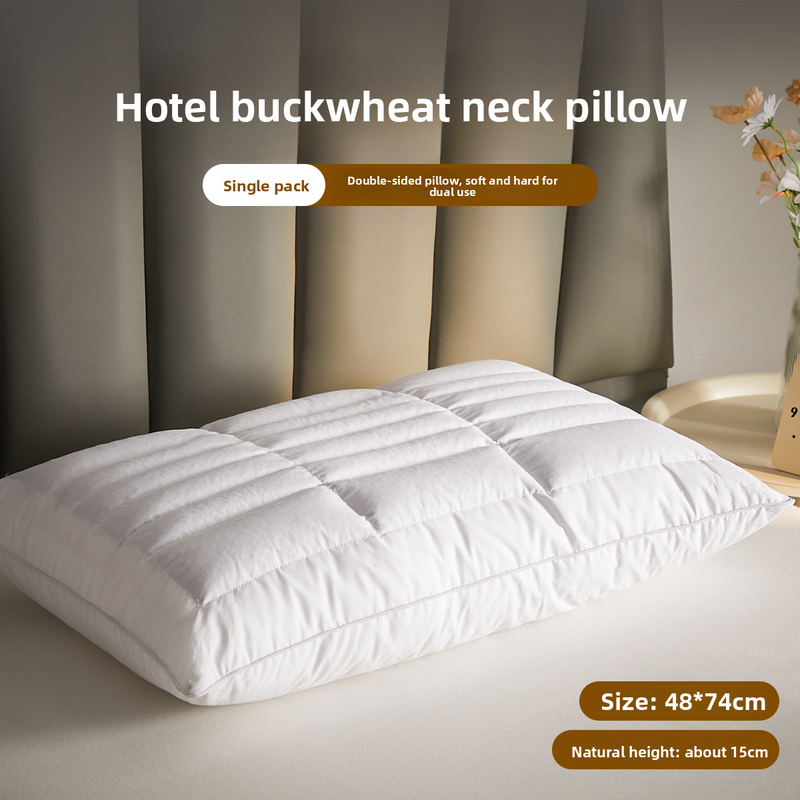 Double-sided Buckwheat Pillow for Cervical Support
