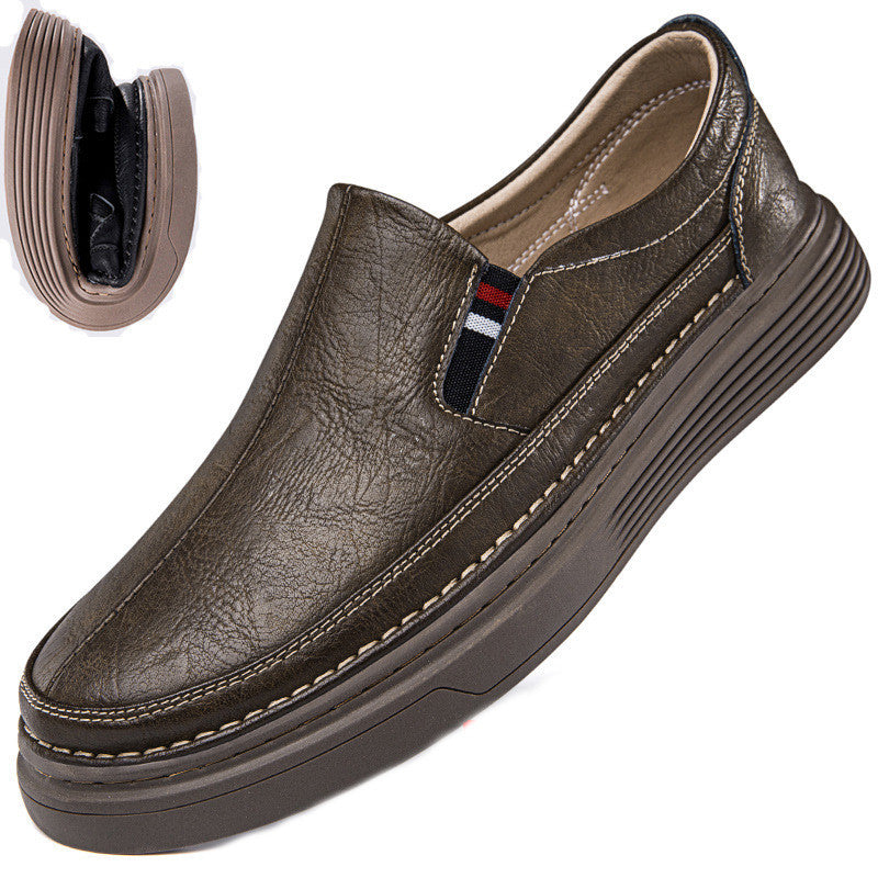 Men's Fashion Personality Cowhide Casual Shoes