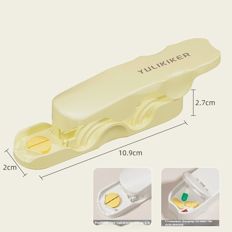 Cut Medicine Dispenser Portable Medicine Box