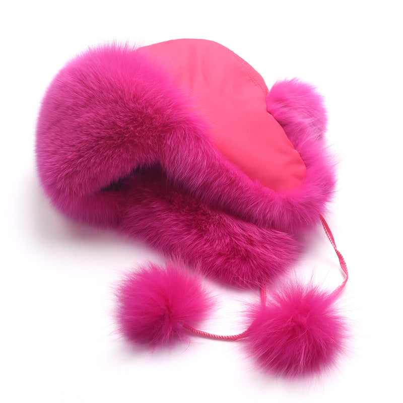 fox fur hat