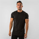 Men's Cotton T-Shirt Summer Short Sleeve Round Neck