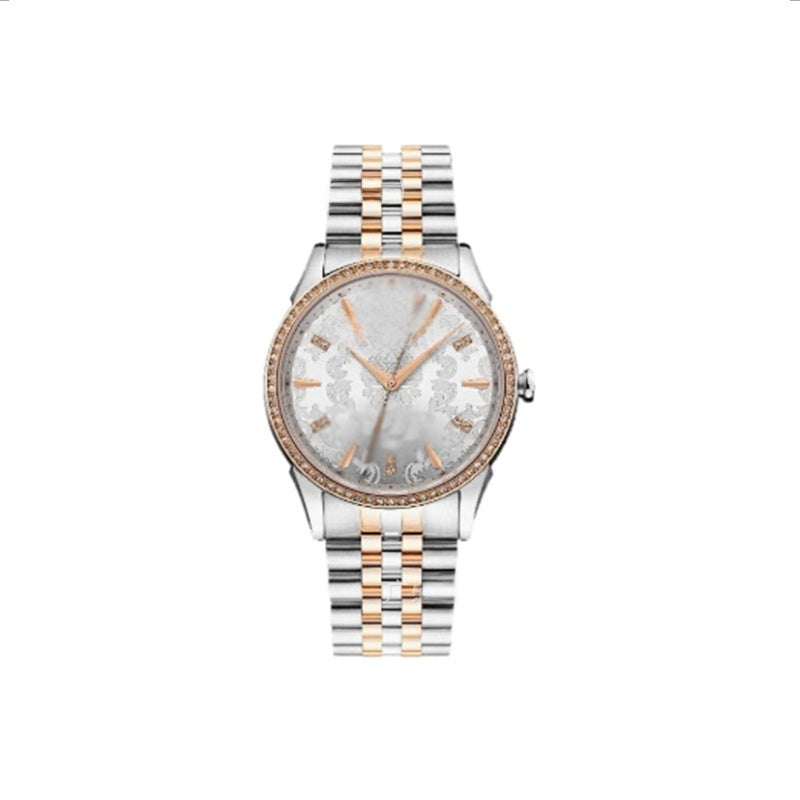 Pearl-set diamond style Saturn watch