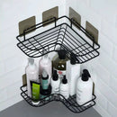 Iron triangular storage rack, corner bathroom