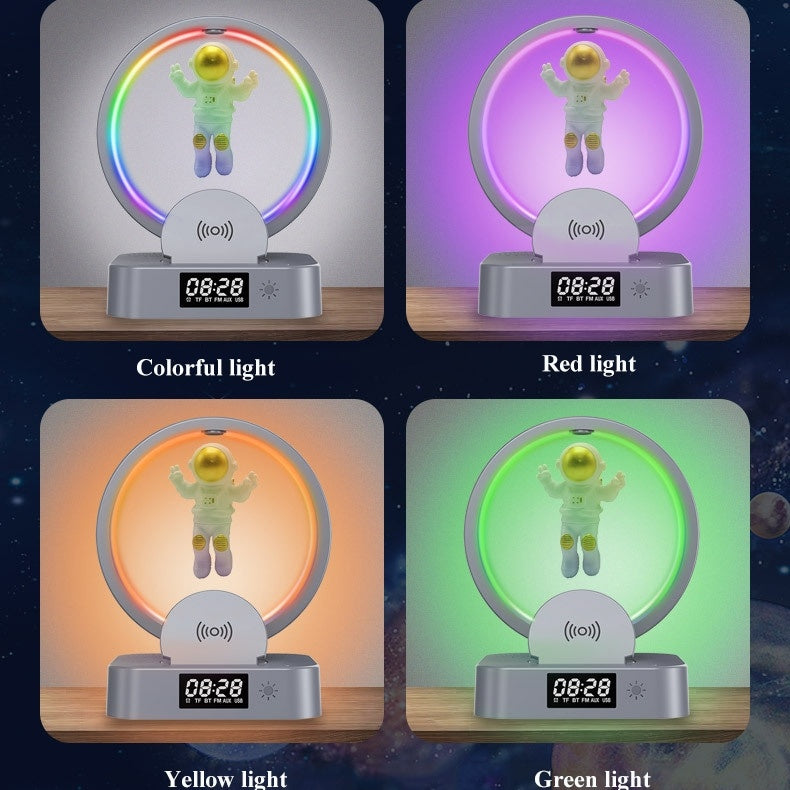 Magnetic Levitation Bluetooth-compatible Speaker Astronaut Home RGB Mini Radio TWS Sound Box Outdoor Wireless Subwoofer TF AUX USB