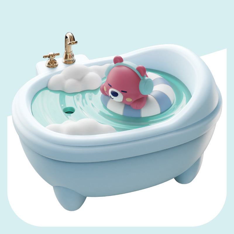 Cute Pet Bathtub USB Humidifier with Night Light