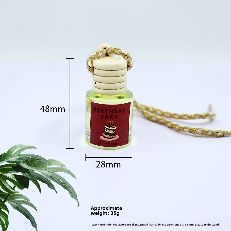 Car Aromatherapy Glass Bottle Perfume Hanging Air Freshener