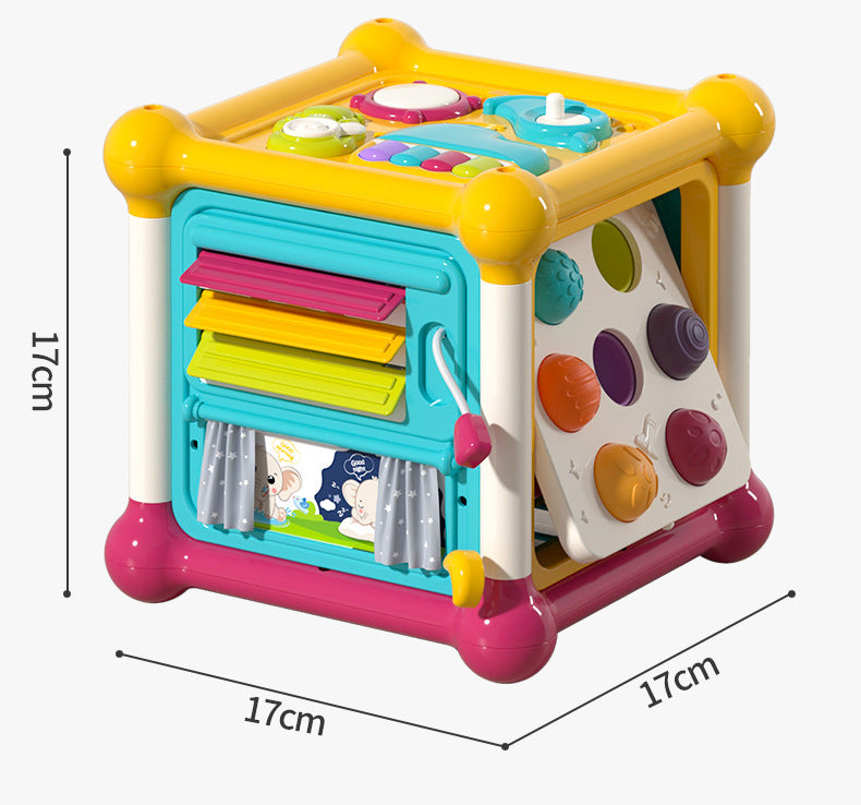 Hexahedral Baby Toy for Early Education