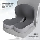 Memory Foam Seat Cushion with Backrest for Office and Home