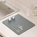 PU Leather Kitchen Countertop Drain Mat